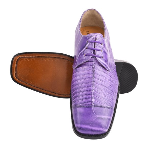LIBERTYZENO Men's Purple Lace-Up Shoes - Picture 2 of 7